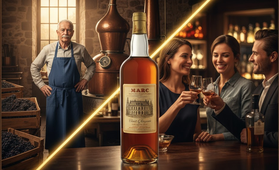 Marc francés - aguardiente de orujo