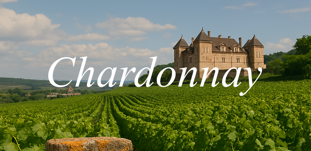 Viñedos de Chardonnay en las colinas de Borgoña al atardecer dorado