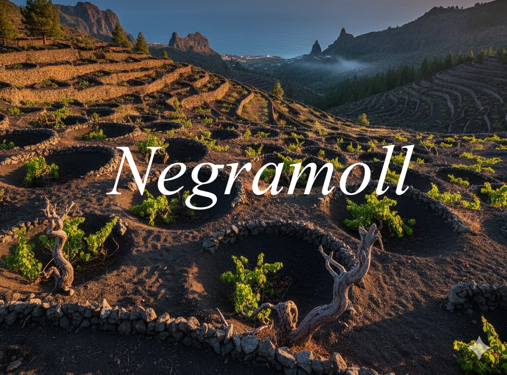 Viñedos Negramoll laderas volcánicas Tacoronte Tenerife Atlántico