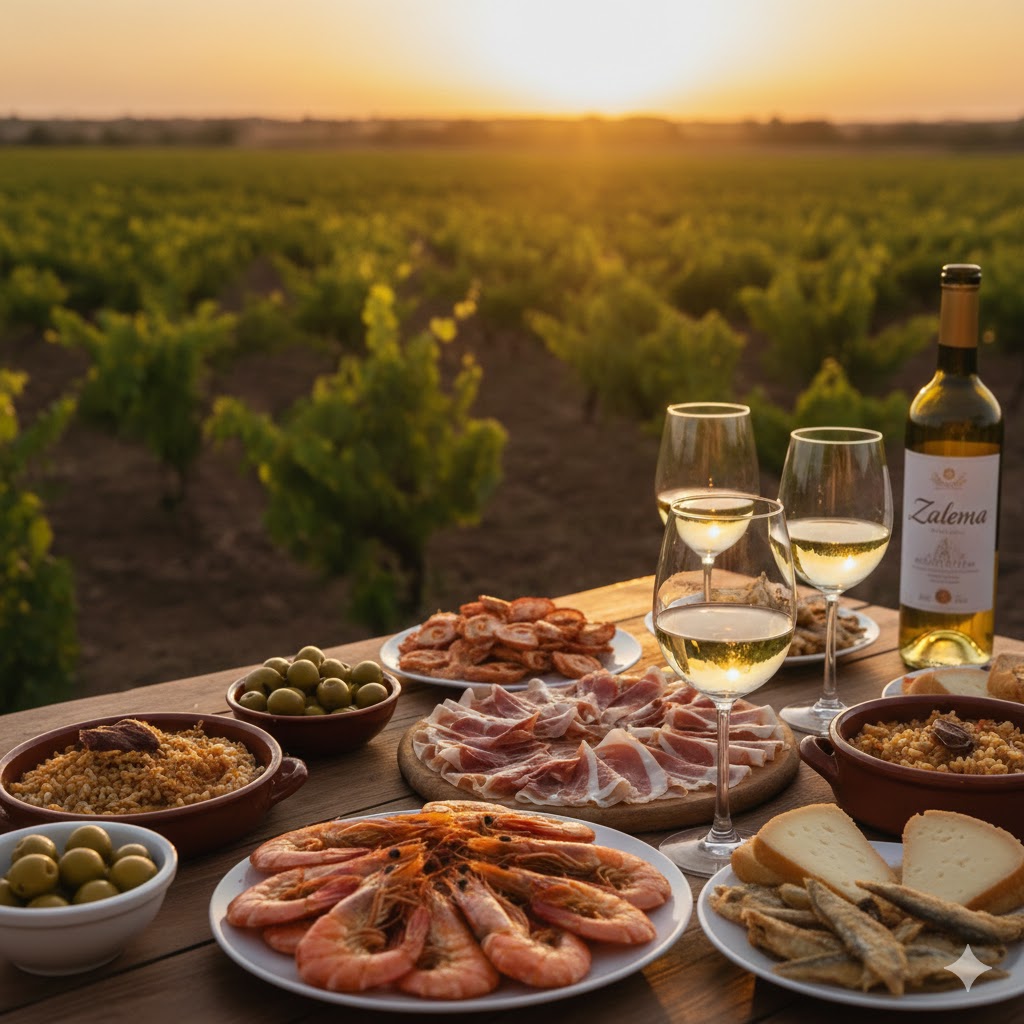 Maridaje andaluz para Zalema: marisco, pescados y tapas