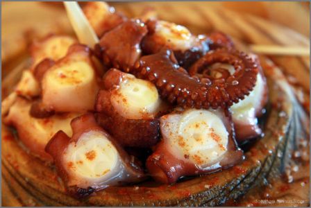Pulpo a feira, maridaje clásico con Albariño