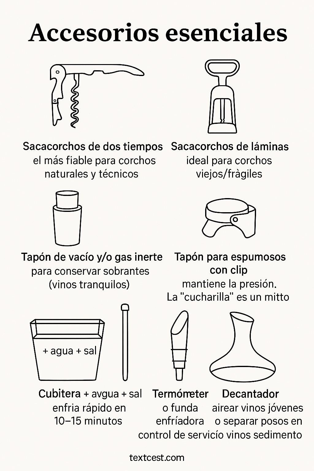 Accesorios de vino