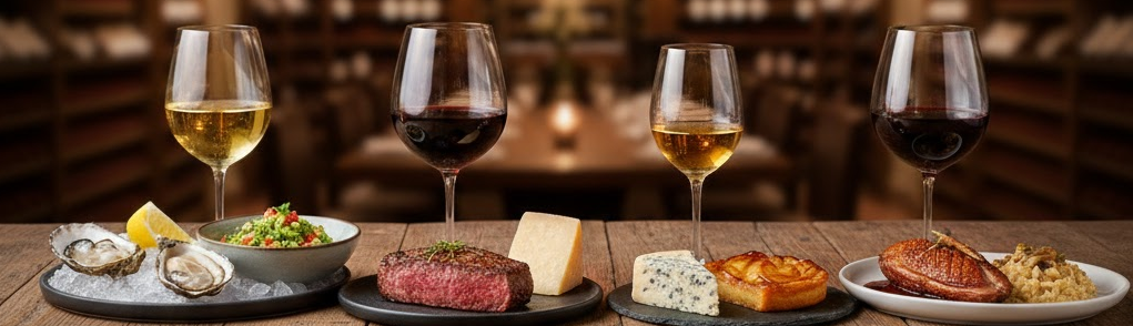 Maridaje de vino: acidez, taninos, dulzor y grasa explicados con ejemplos