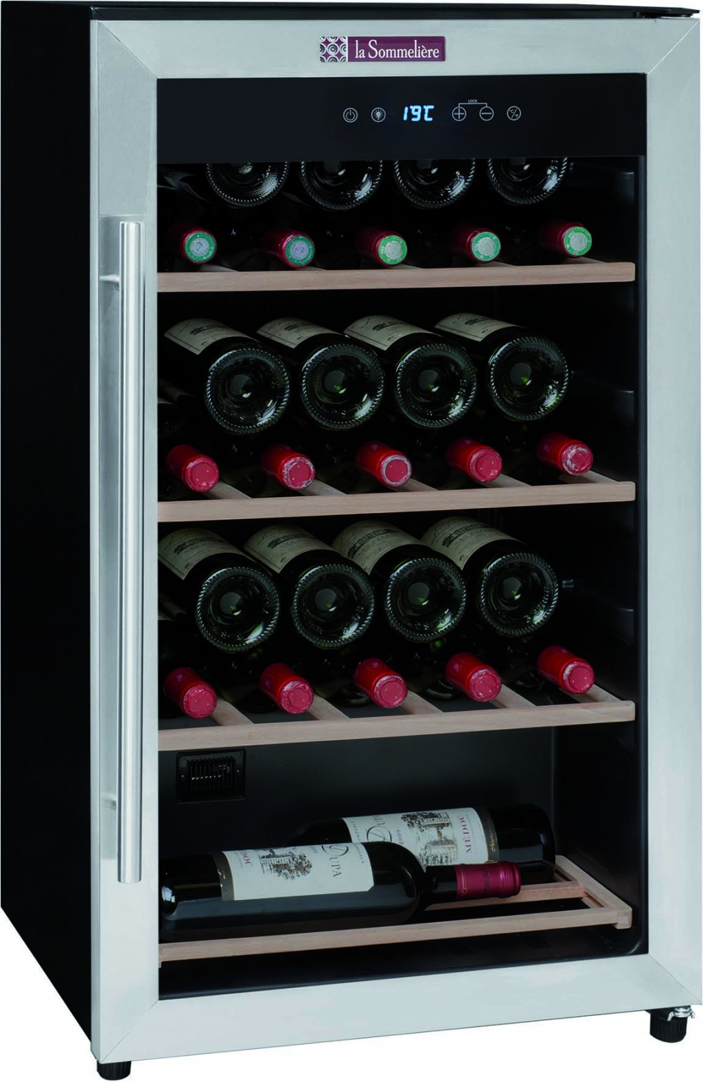 Vinoteca doméstica para conservar vino con temperatura estable