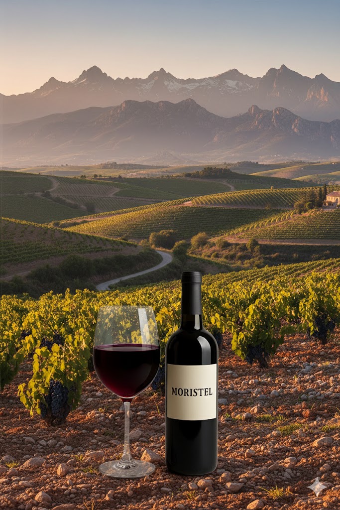 Copa Moristel cereza reflejos violeta capa media