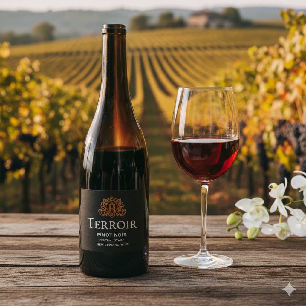 Copa Pinot Noir granate translúcido capa media sedosidad aterciopelada