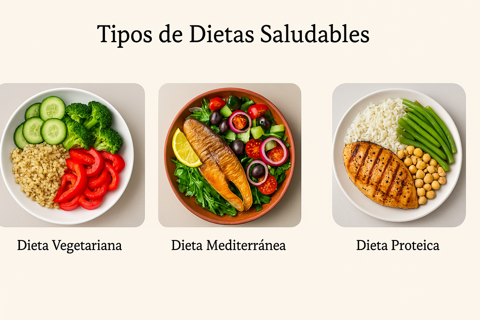 Composición nutricional de las dietas