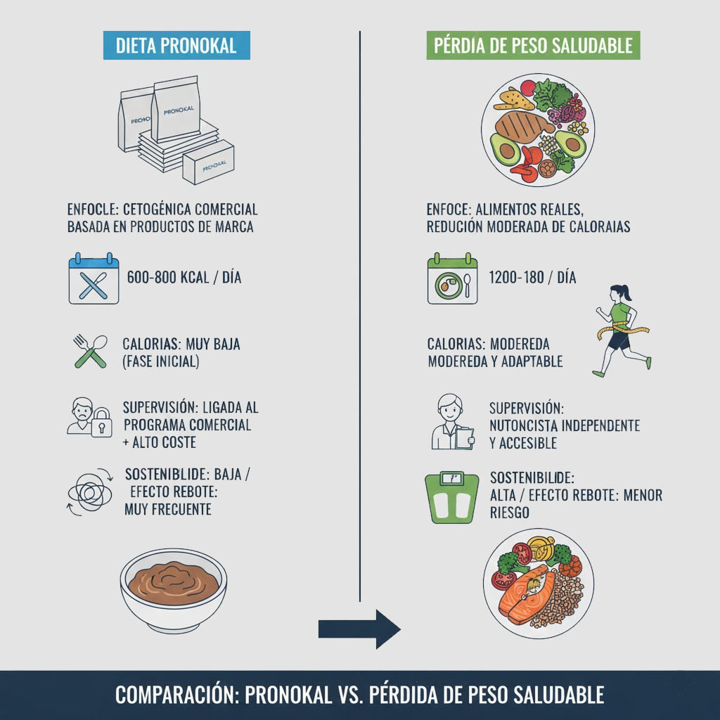 Comparación entre sobres de dieta comercial y platos equilibrados con alimentos reales