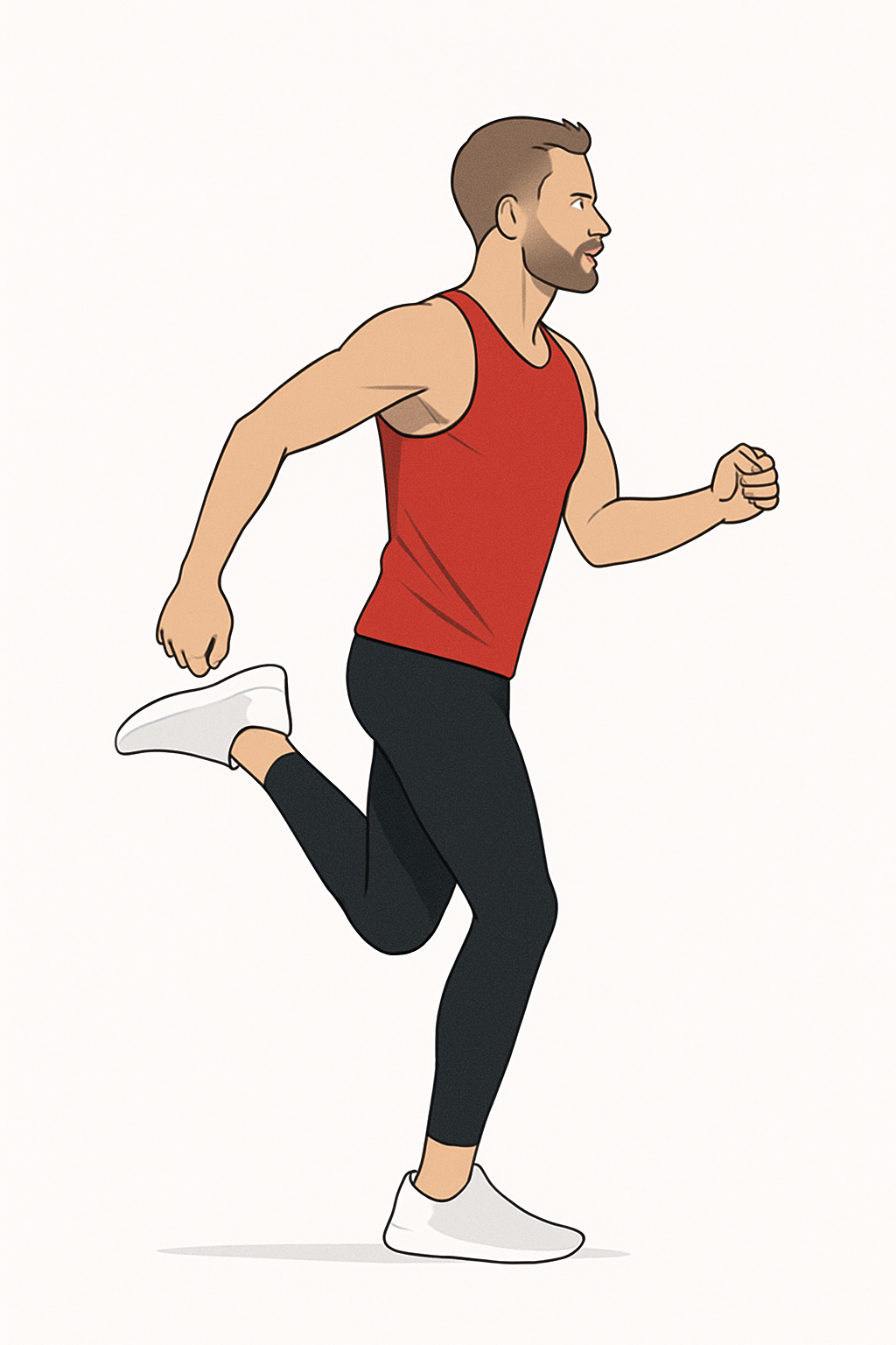 Patadas al glúteo como movilidad dinámica