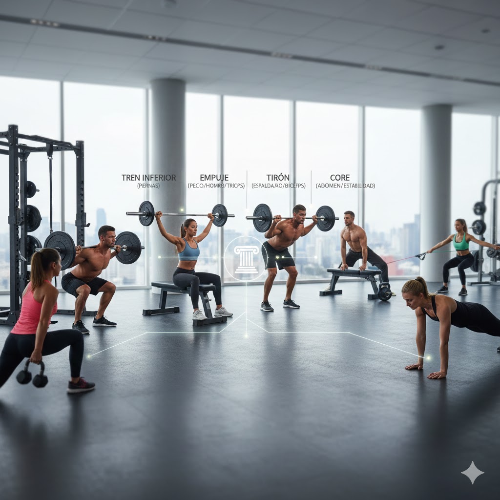 Ejercicios clave de fuerza