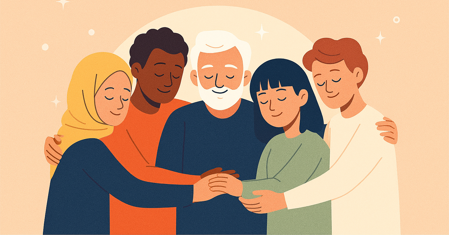 Personas de diferentes culturas conviviendo de forma armoniosa