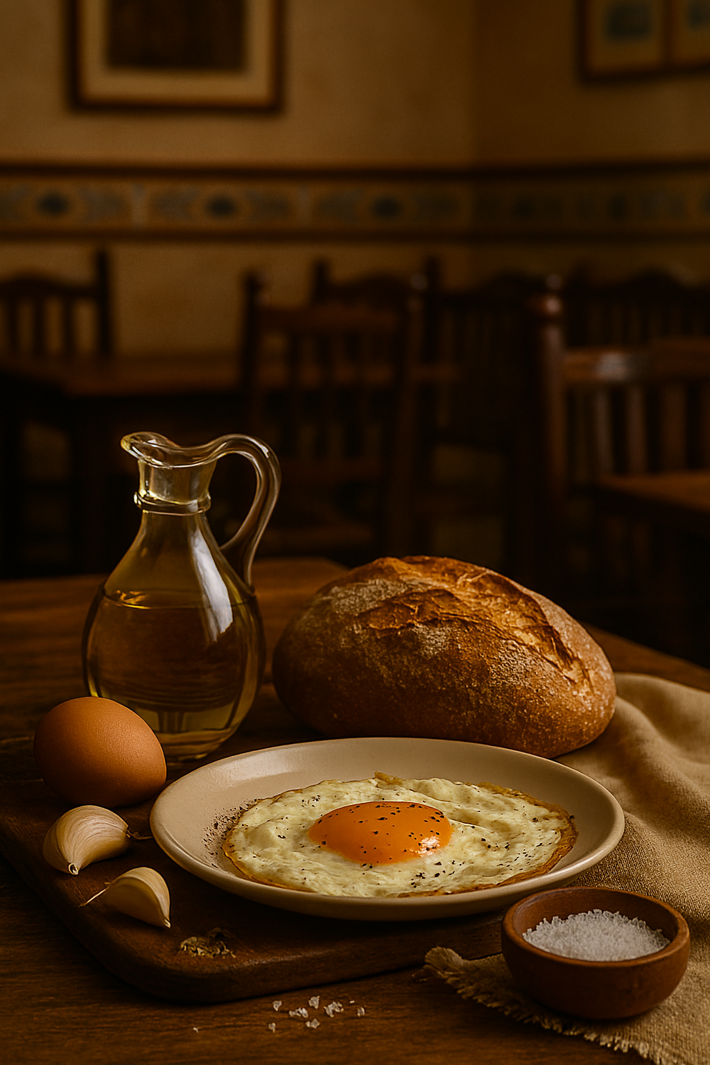 Ingredientes huevo frito