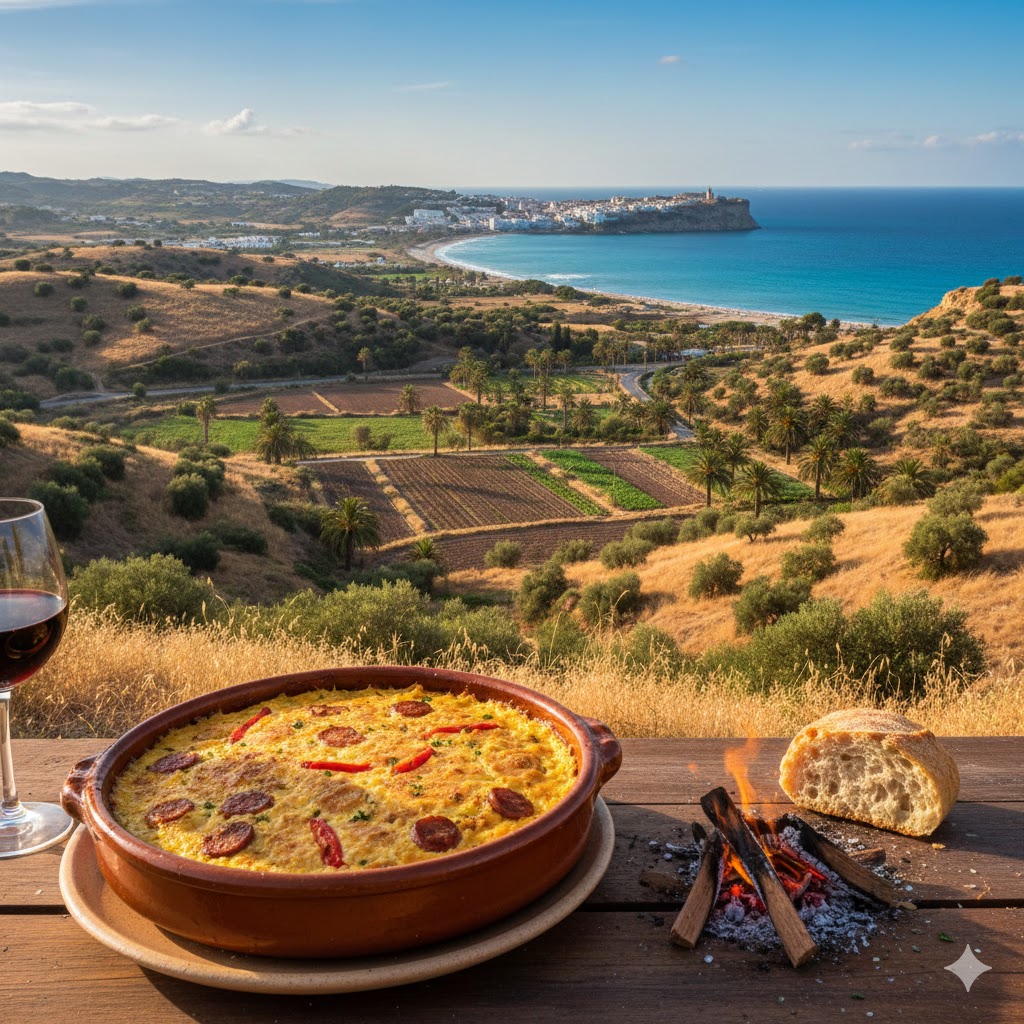 Ambiente mediterráneo alicantino, asociado al arroz con costra
