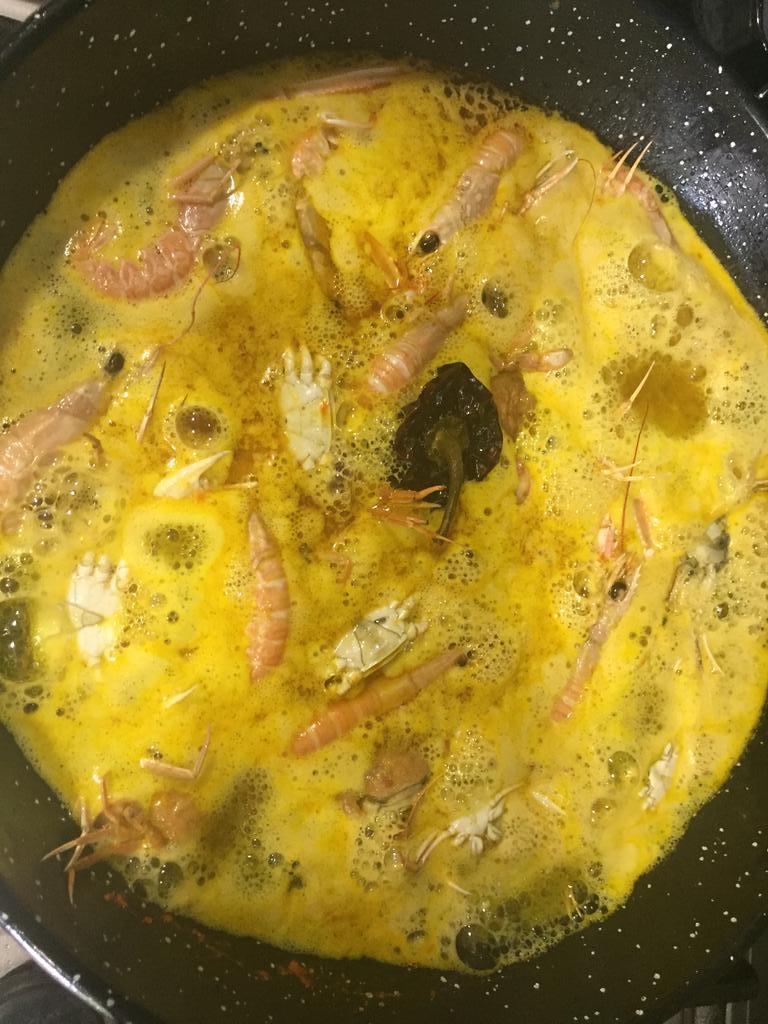 Incorporación del marisco reservado