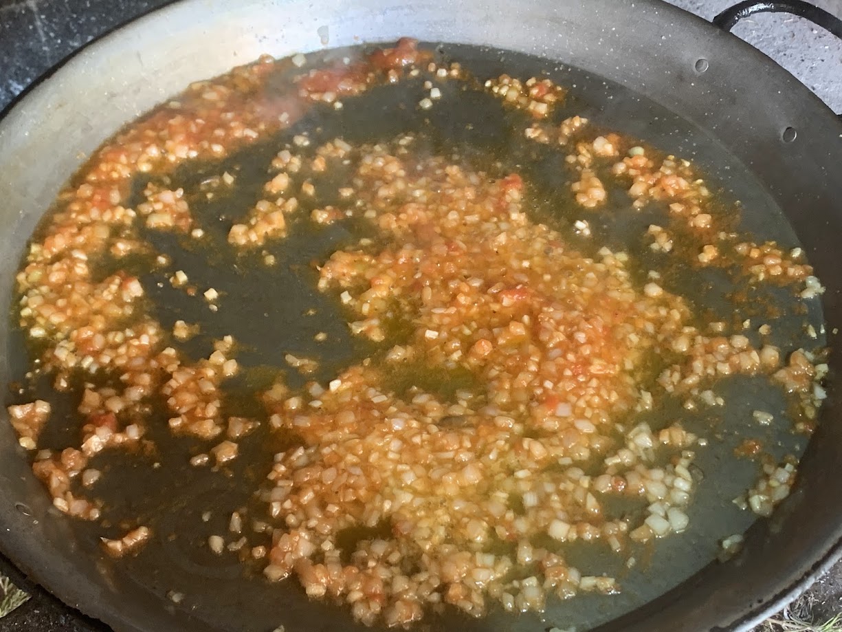 Sofrito  tomate y arroz