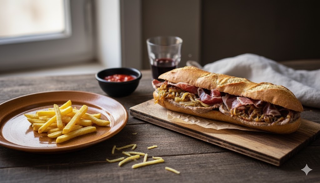 [translate:Bocadillo de brascada valenciana servido]