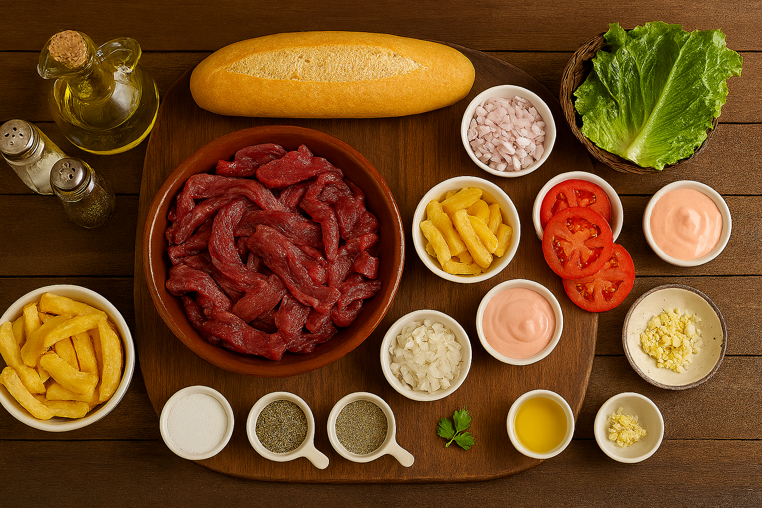 Ingredientes Pepito Venezolano-Colombiano