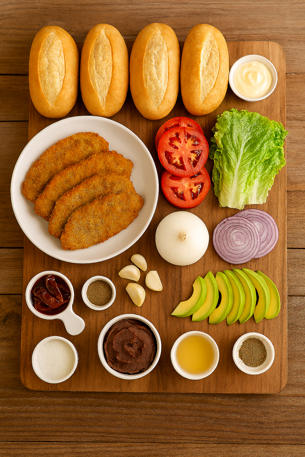Ingredientes torta de milanesa