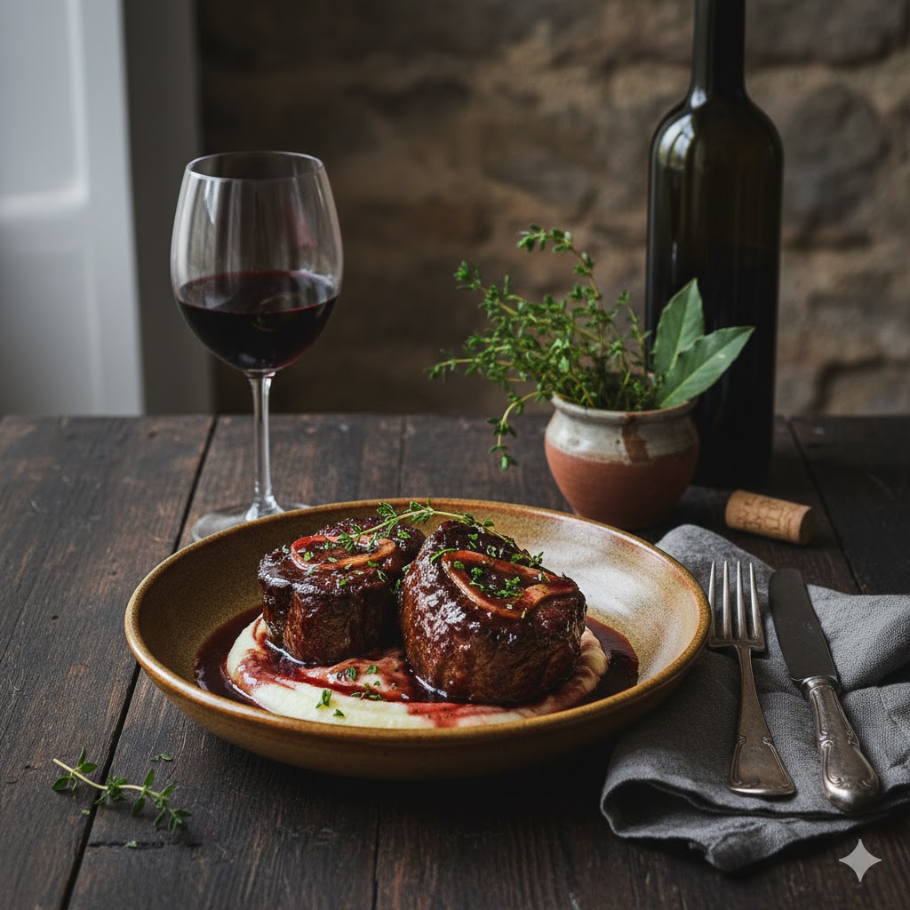 Carrilleras a baja temperatura servidas