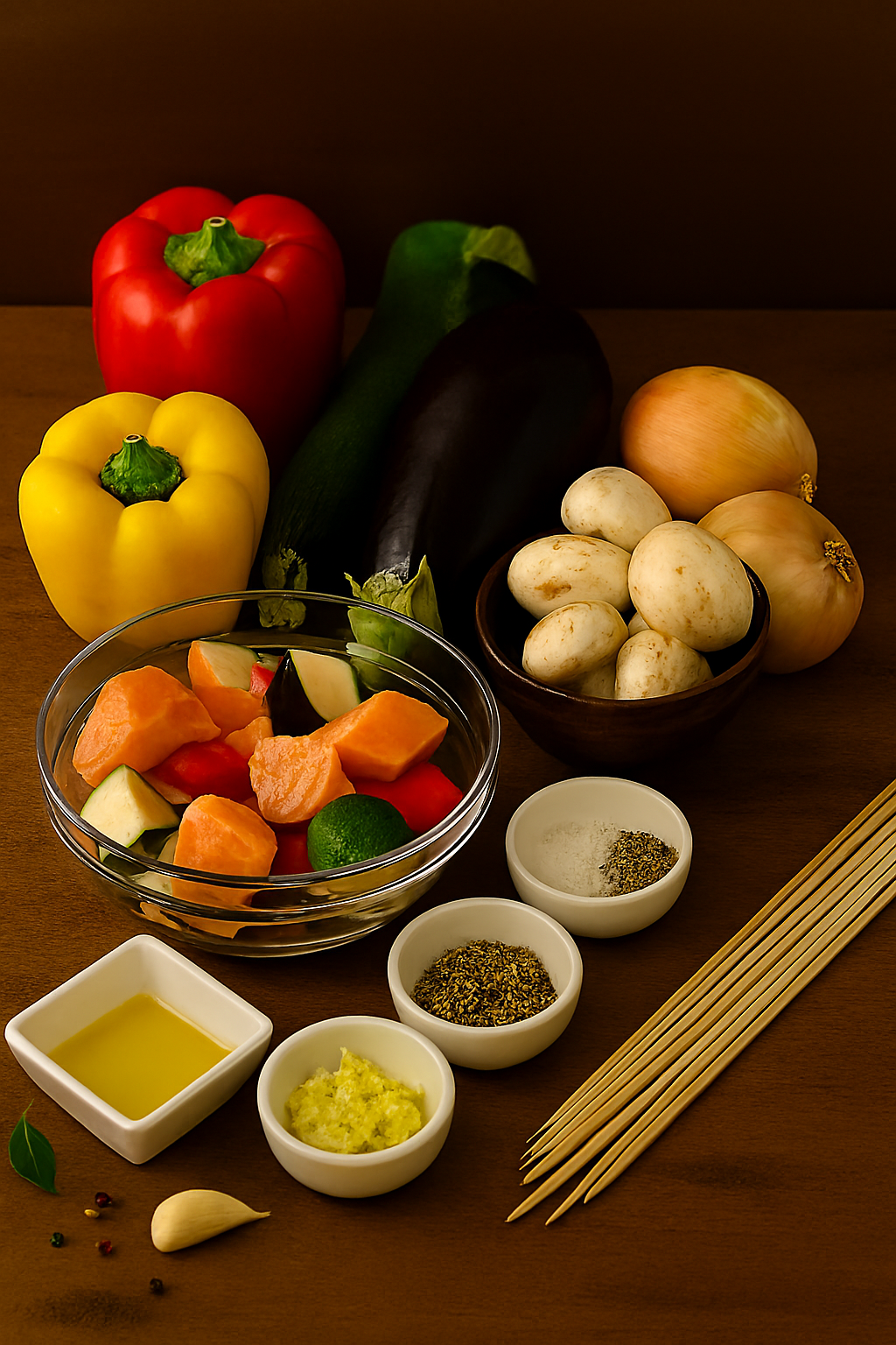 [translate:Ingredientes brochetas de verduras]