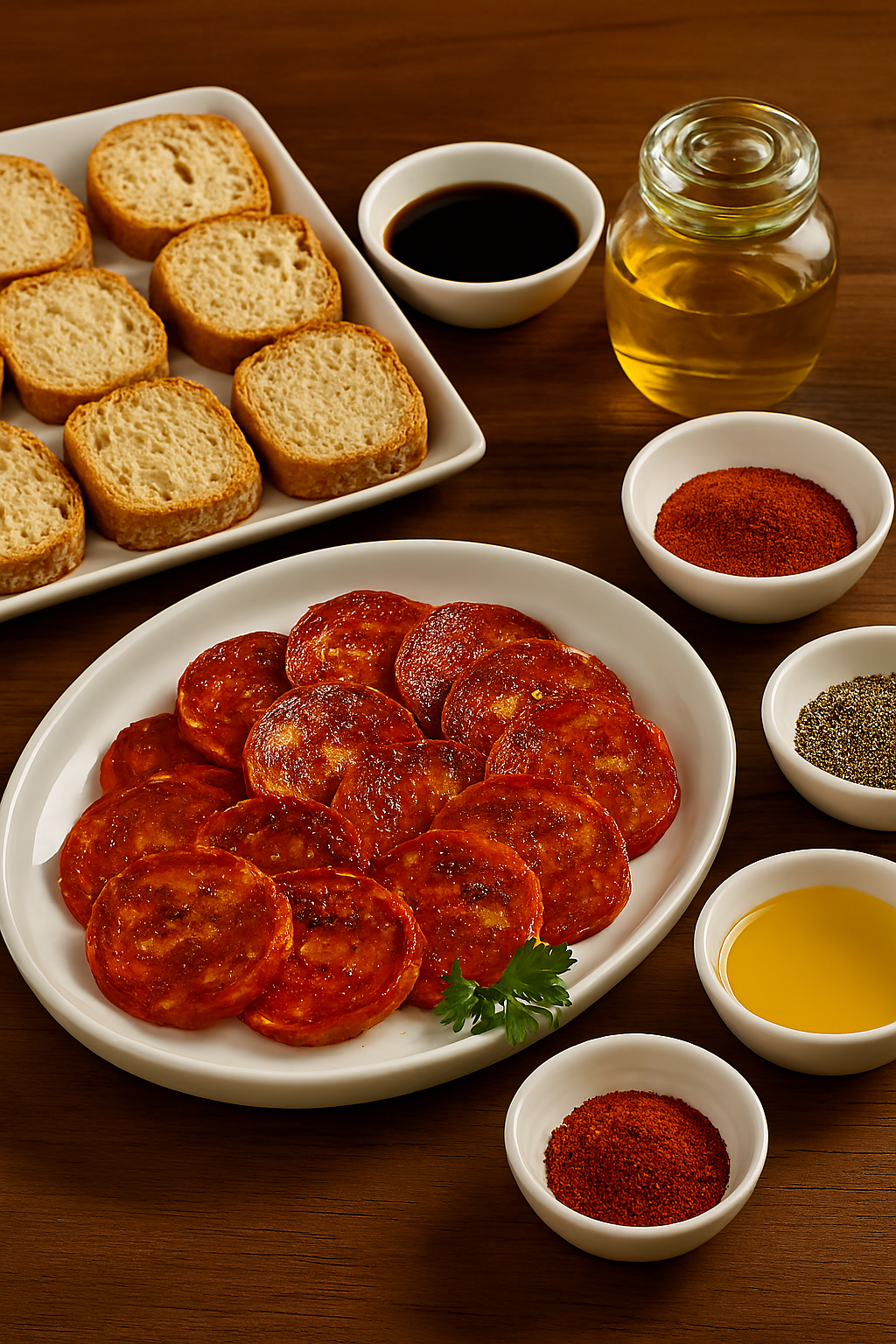 [translate:Ingredientes canapés de chorizo glaseado]