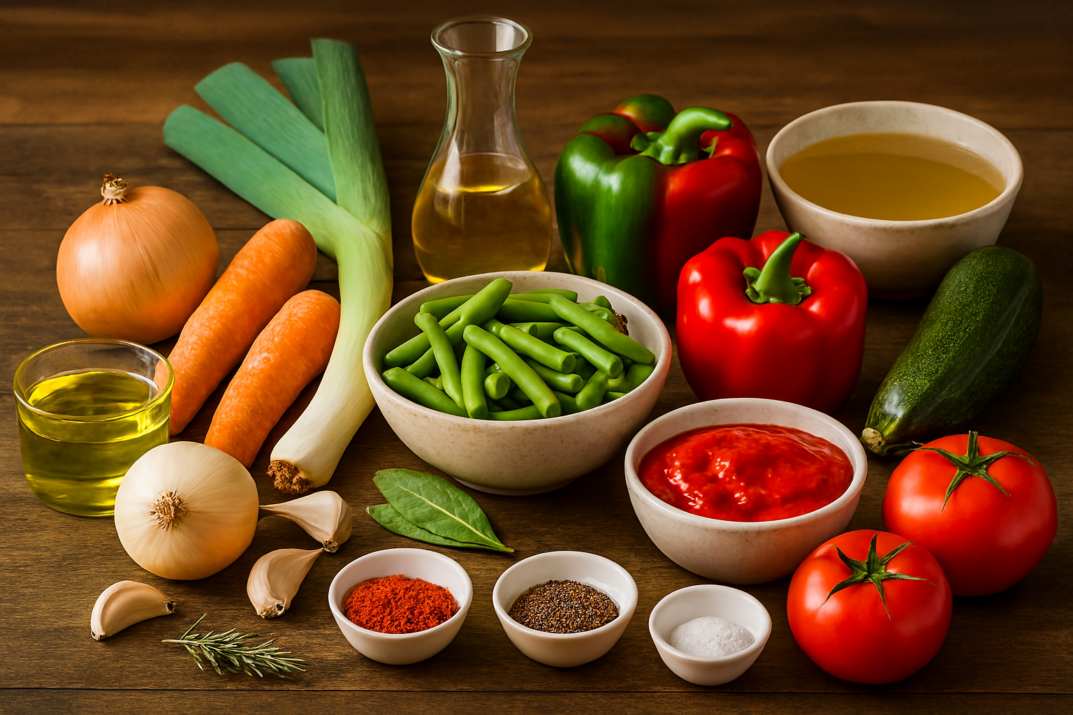 Ingredientes Estofado de Verduras