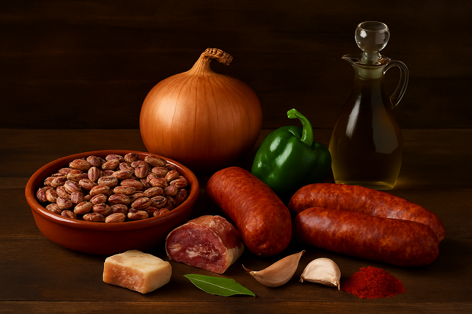 Ingredientes Judías Pintas con Chorizo