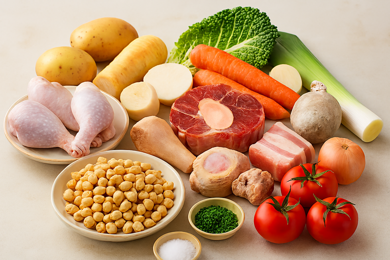 Ingredientes Puchero Valenciano