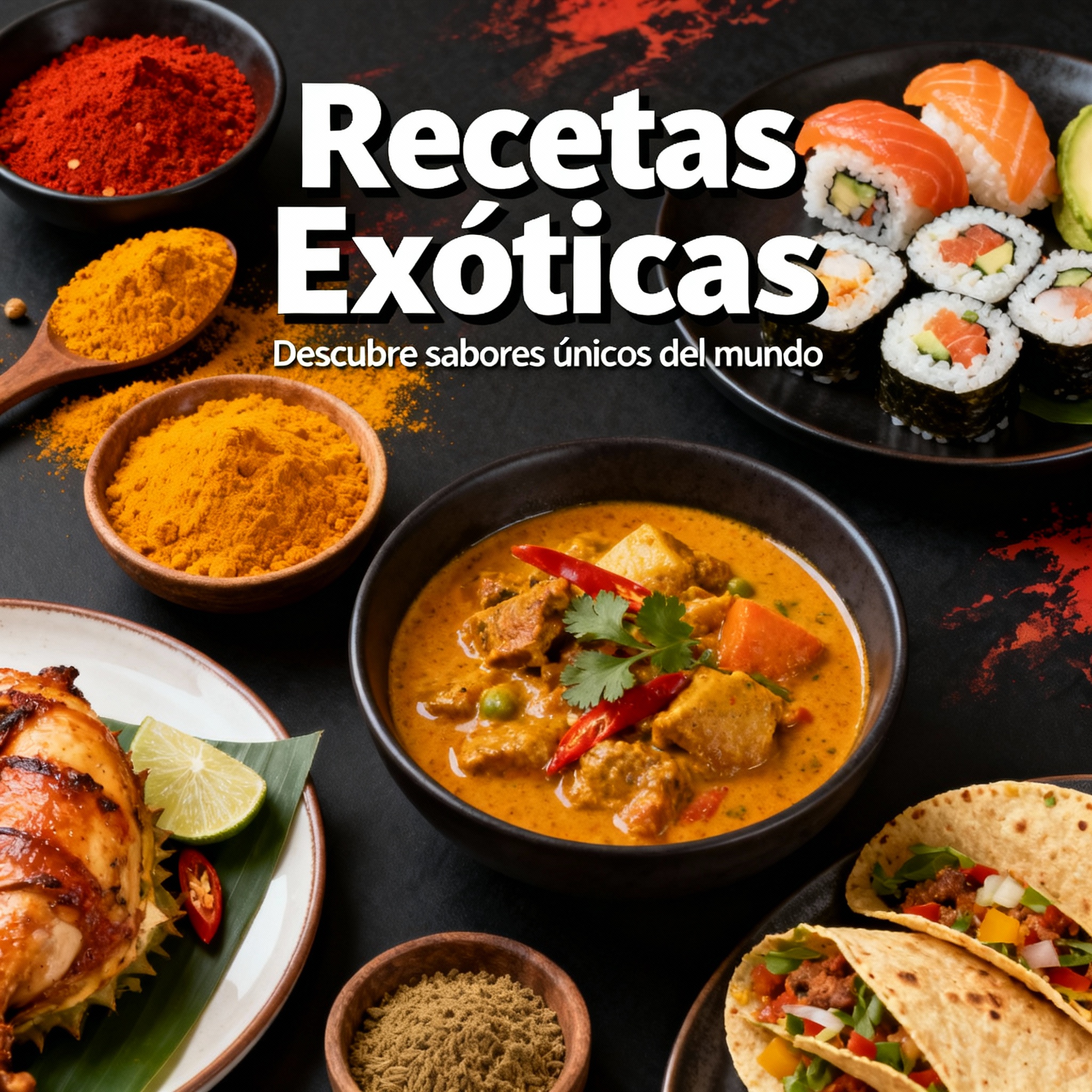 Recetas del mundo: Italia, México, Asia, Pacífico, África, Caribe y Medio Oriente