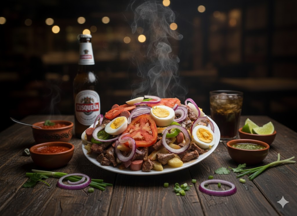 [translate:Pique macho boliviano servido]