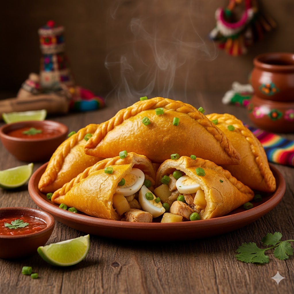 [translate:Salteñas bolivianas servidas]