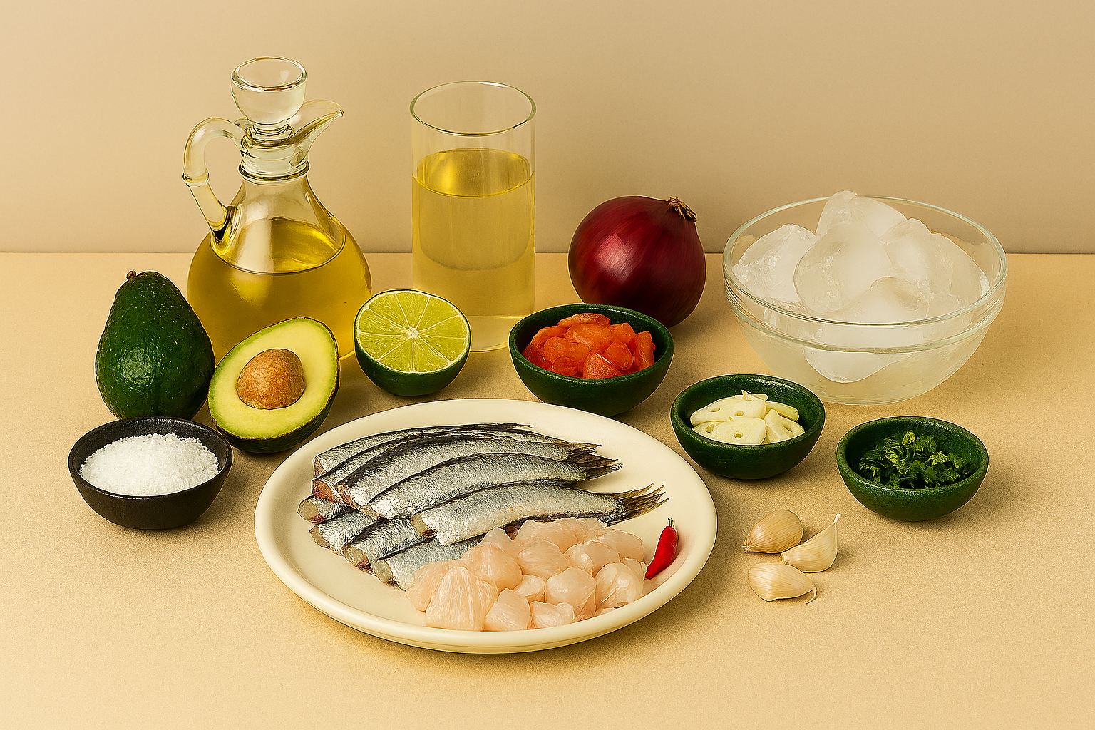 Ingredientes Boquerones en Vinagre