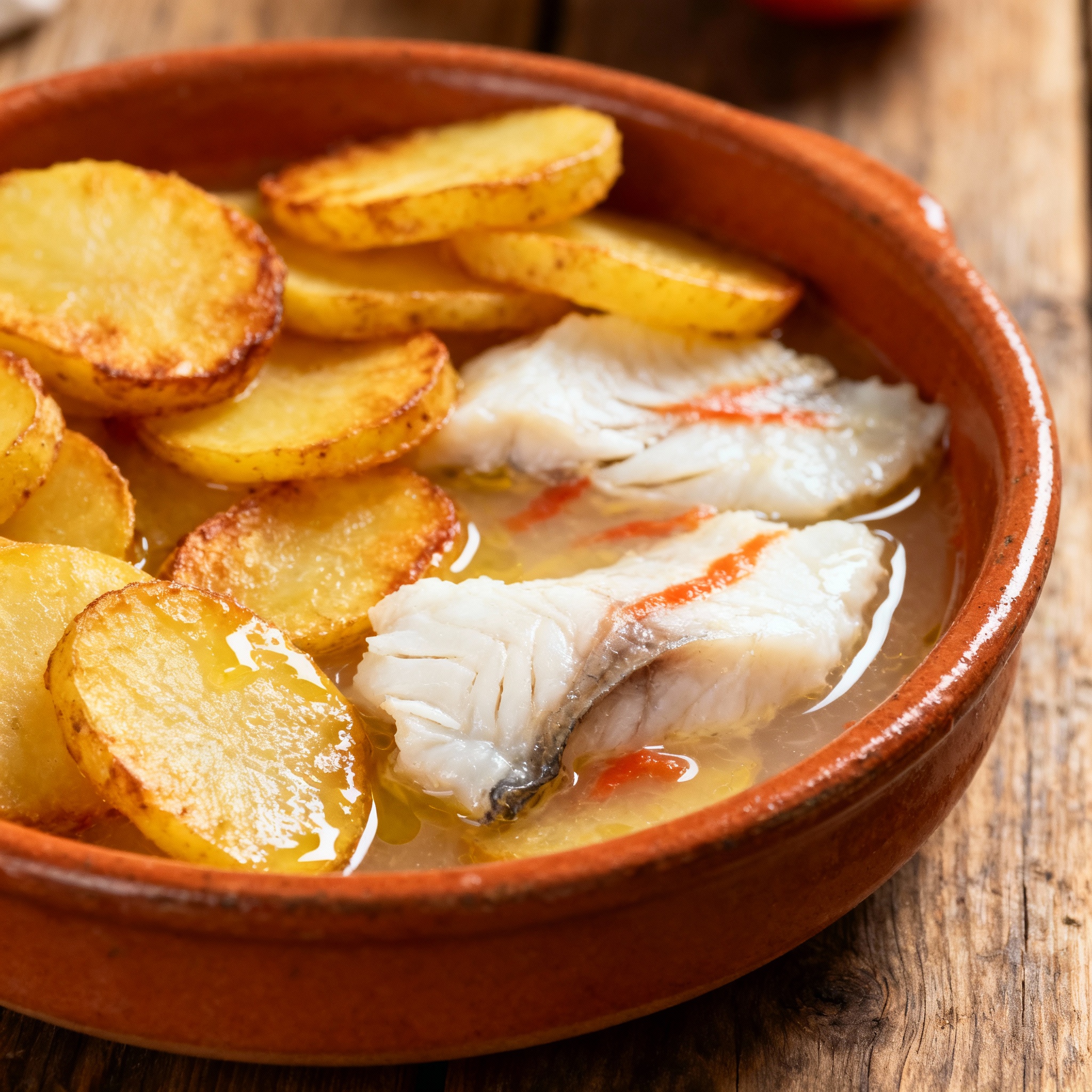 Cazuela de Merluza con Patatas