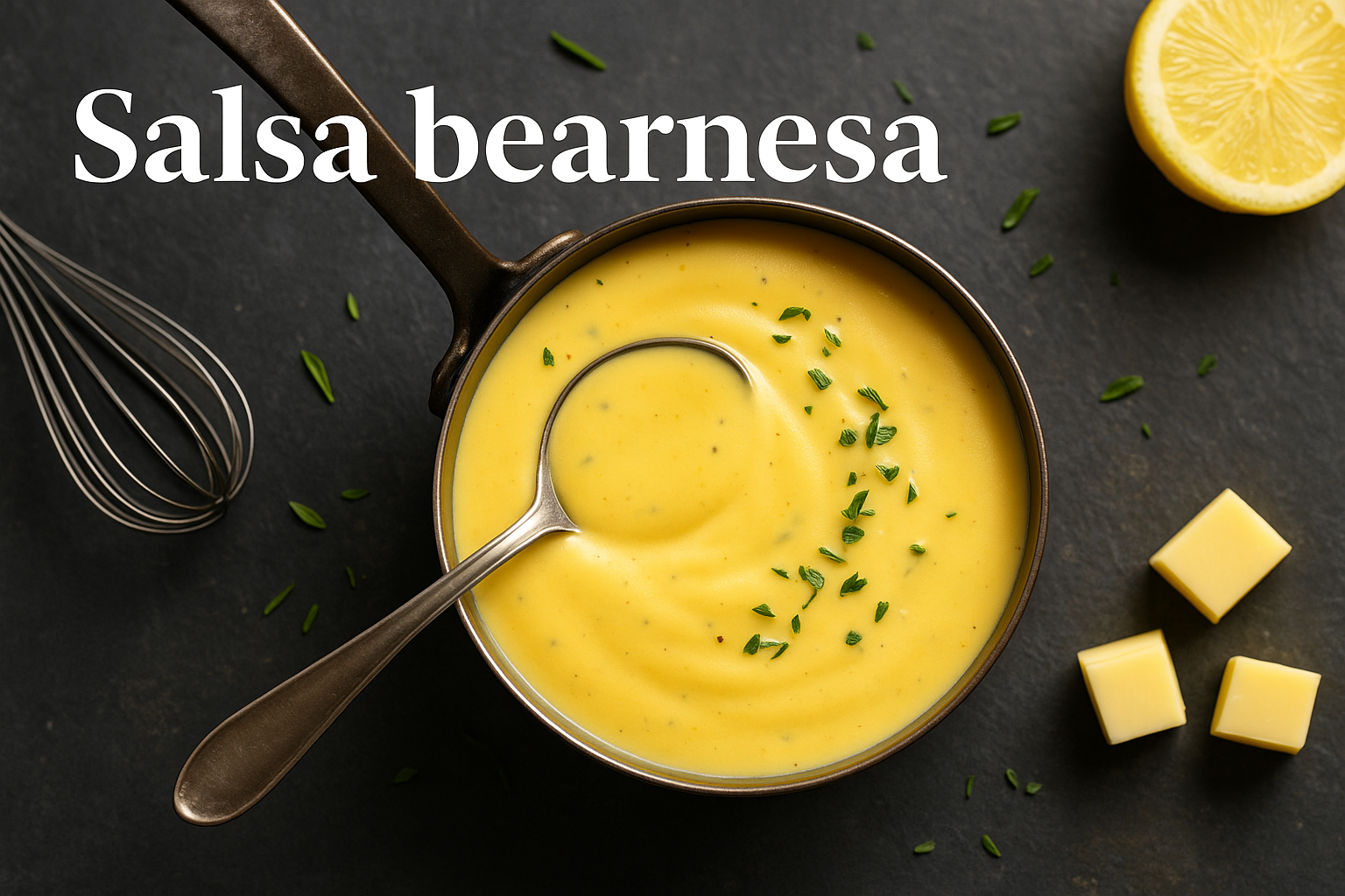 Salsa bearnesa lista