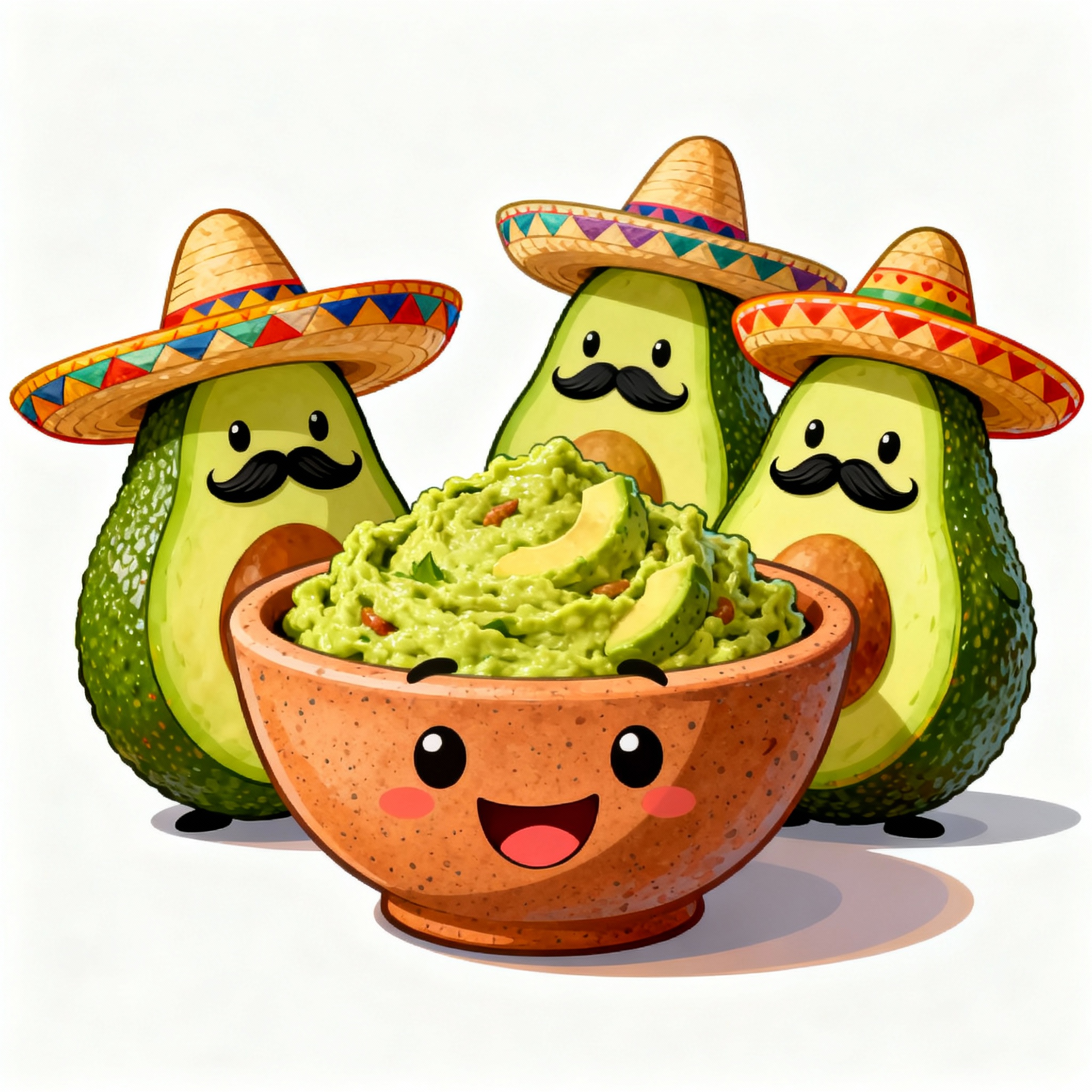 Guacamole servido
