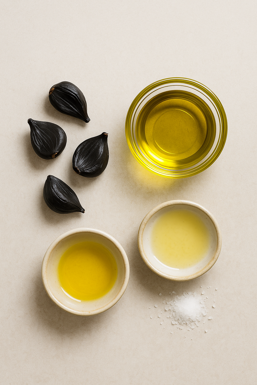 Ingredientes Salsa Ajo Negro