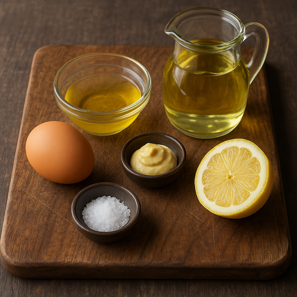 Ingredientes mahonesa