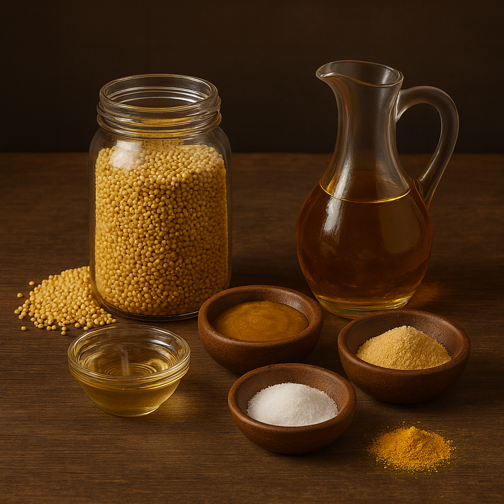 Ingredientes mostaza