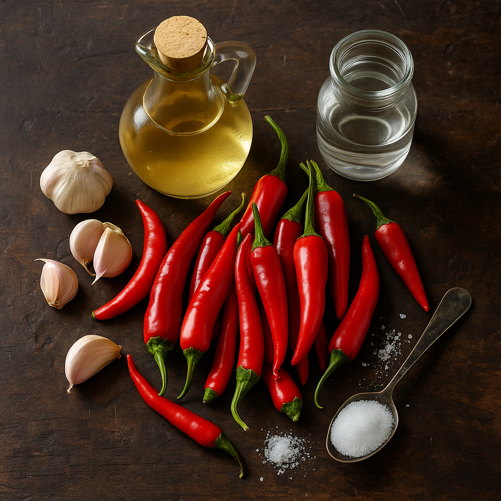 Ingredientes salsa picante