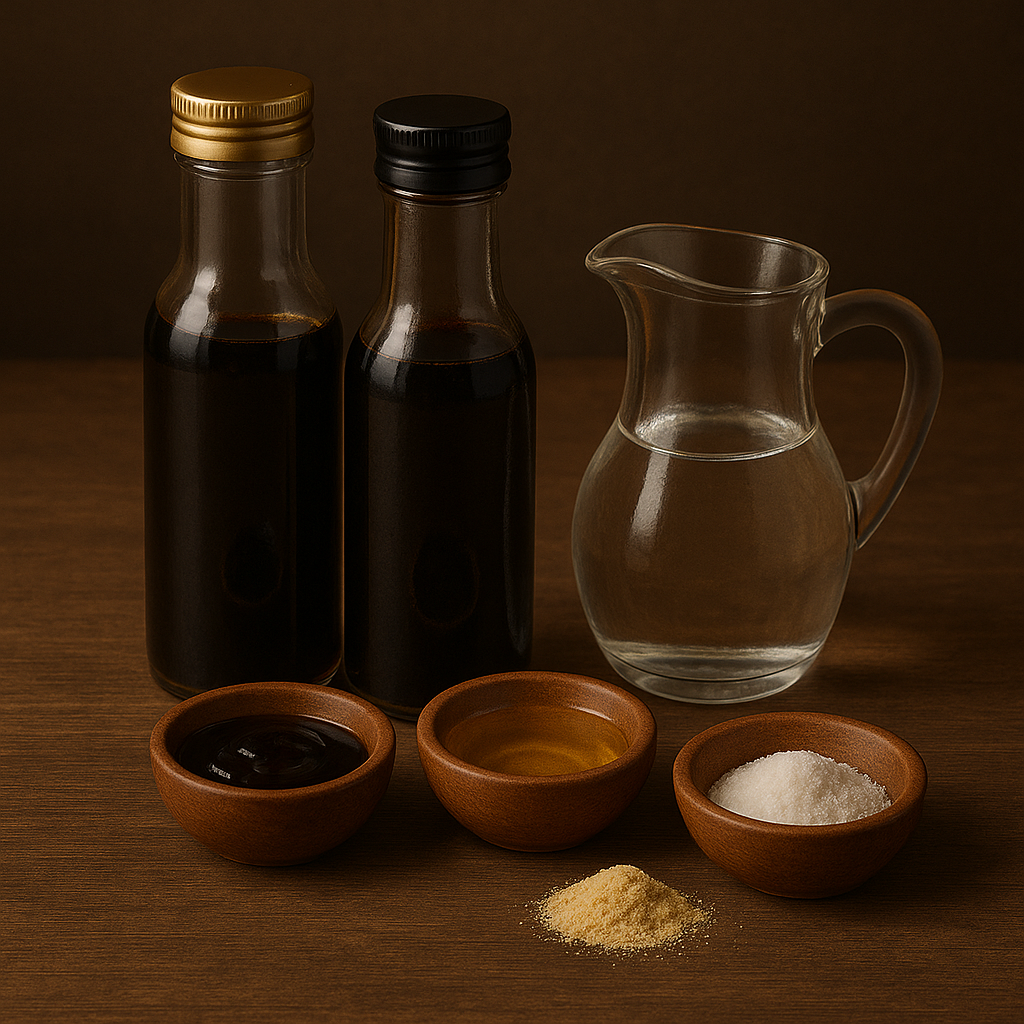 Ingredientes sustitución salsa de soja