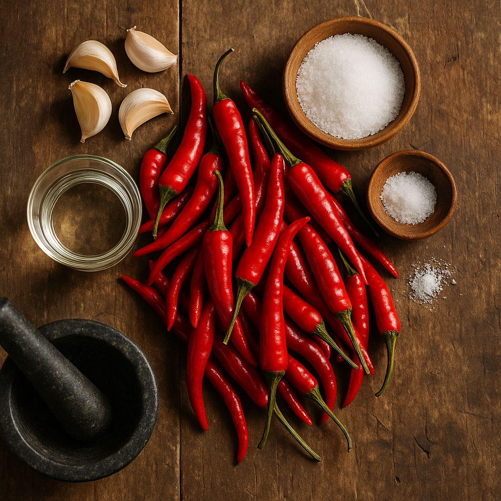 Ingredientes Sriracha