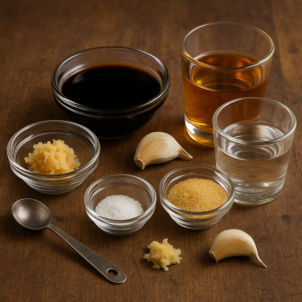 Ingredientes teriyaki