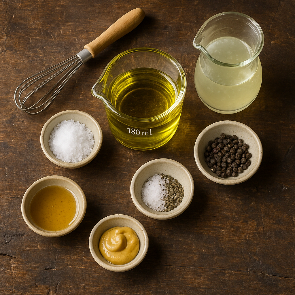 Ingredientes vinagreta