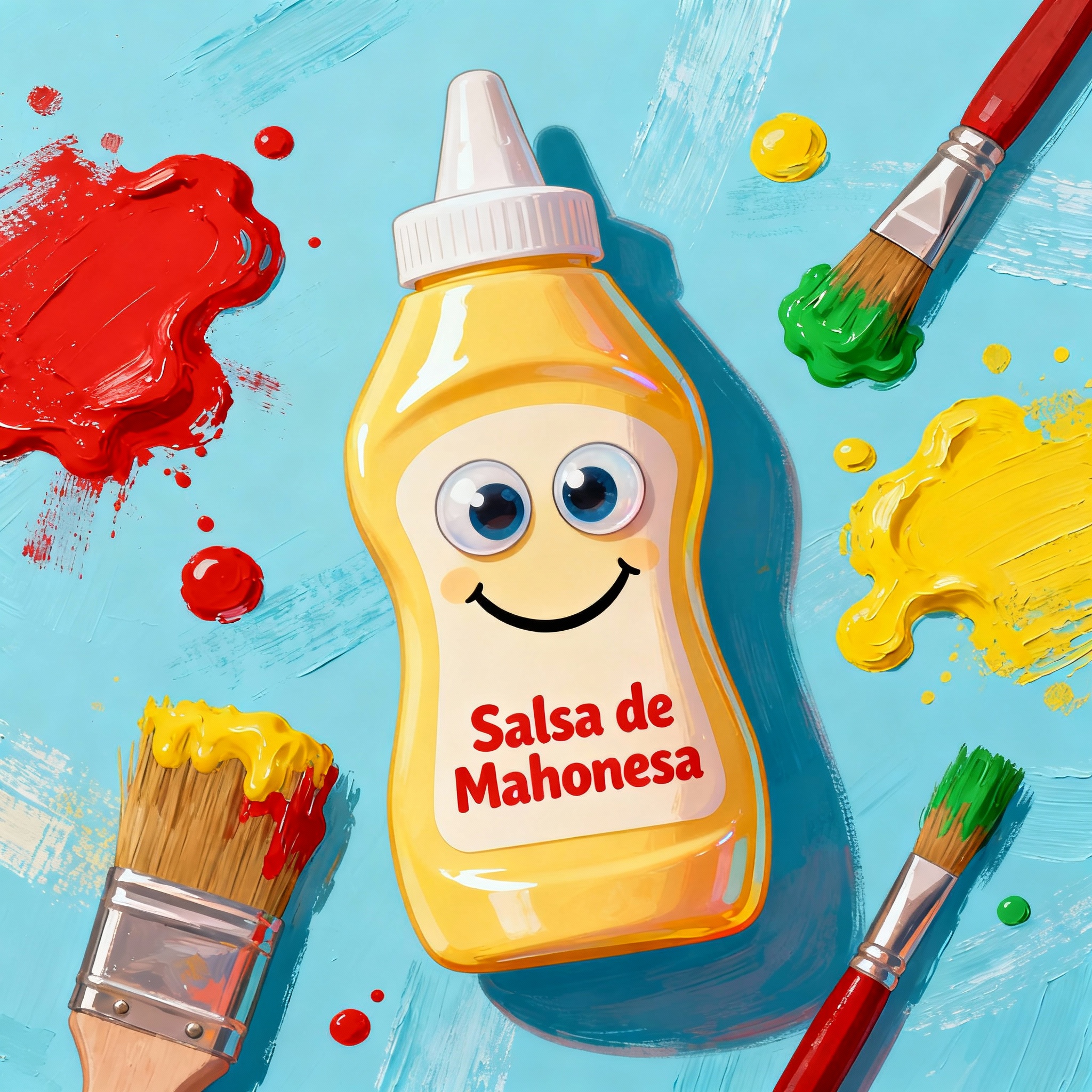 Mahonesa casera servida