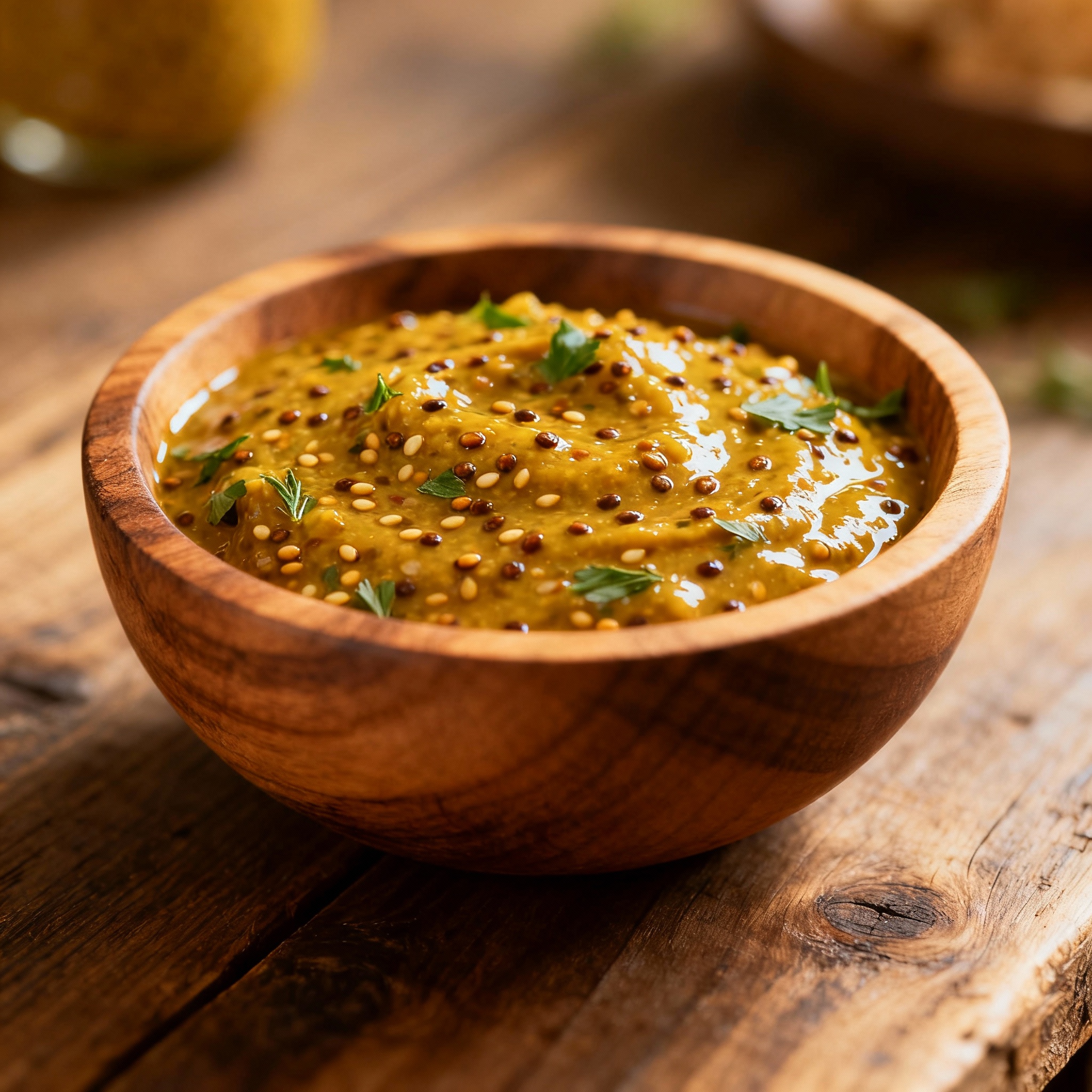 Mostaza casera lista