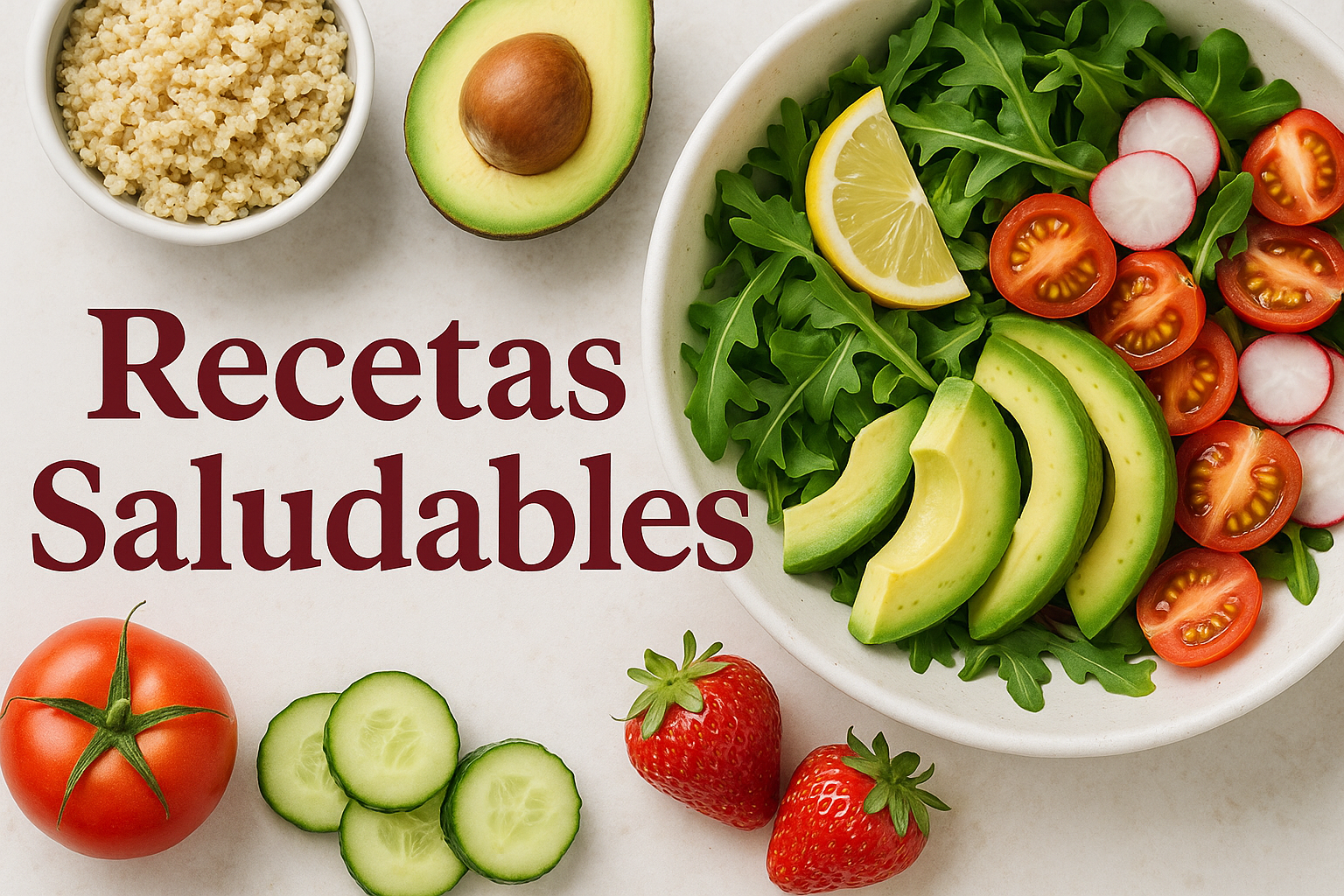 Recetas saludables: ligeras, completas y sabrosas