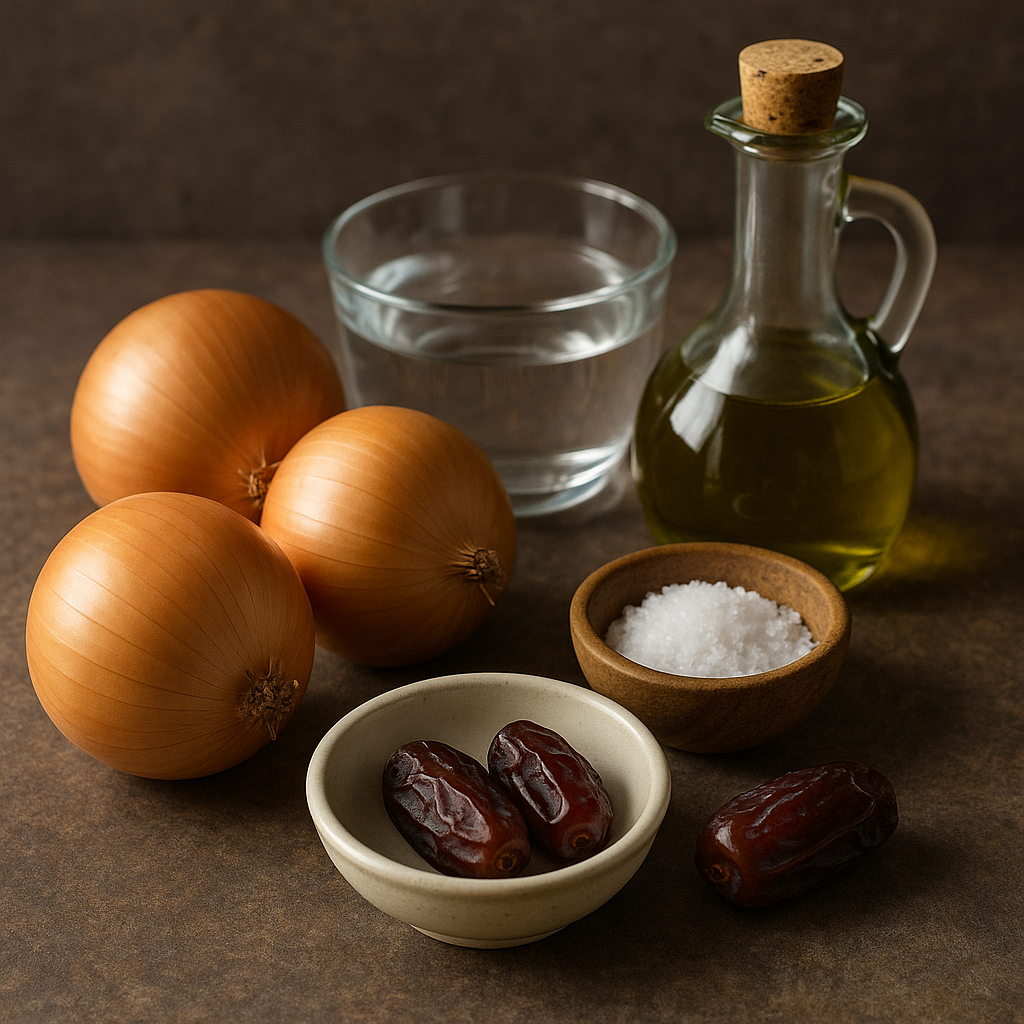 Ingredientes Cebolla Caramelizada Vegana