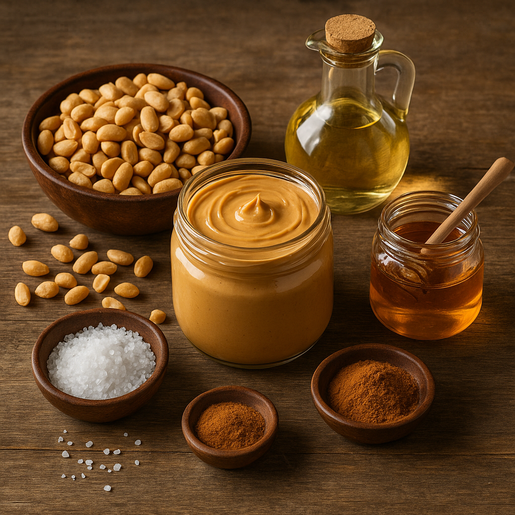 Ingredientes Crema de Cacahuete Casera