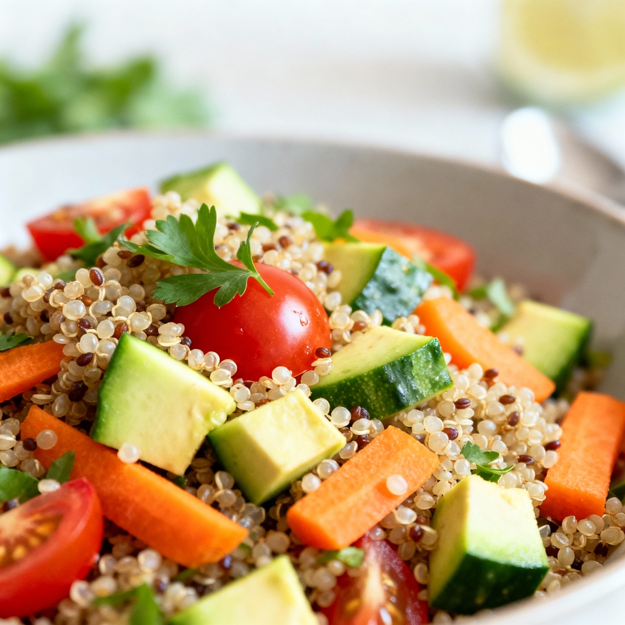 Ensalada de Quinoa y Vegetales