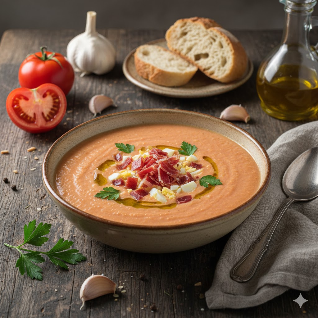 Salmorejo cordobés tradicional